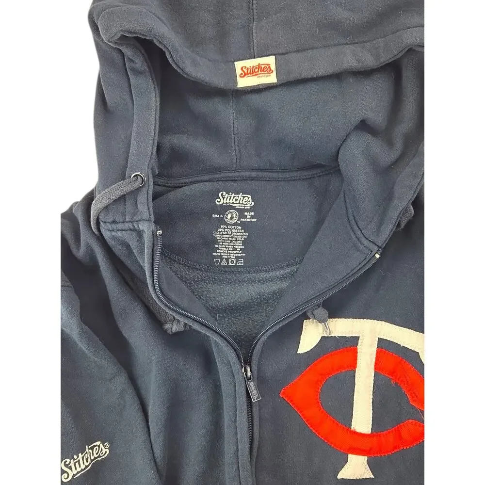 Stitches | Minnesota Twins Baseball Hoodie | Size Small - Picture 3 of 4